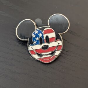 Mickey Mouse American Flag Pin